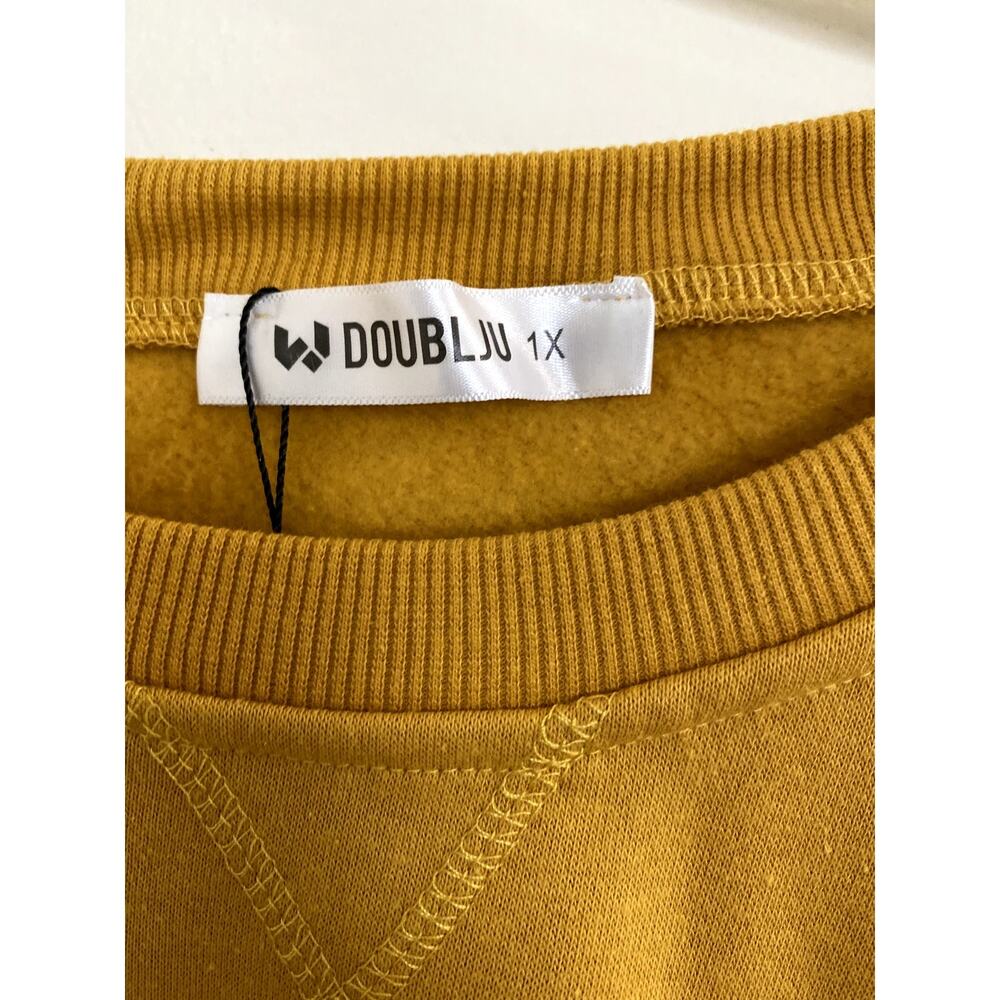 DoublJu Mustard Sweatshirt - Multiple Sizes - Picture 4 of 5